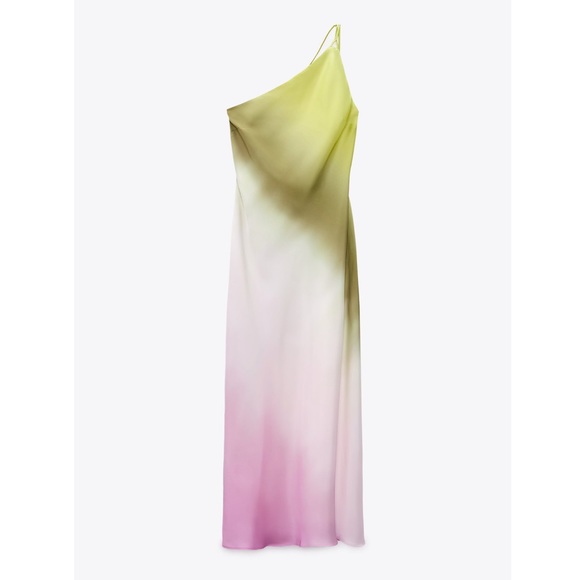 Zara Dresses Zara Tie Dye Asymmetric Dress Poshmark